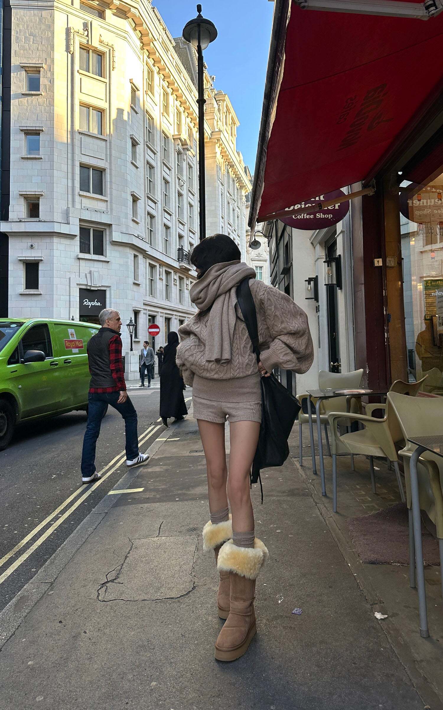 WARDEN EDGE Oversized Knitwear Set with Scar WARDEN EDGE Oversized Knitwear Set with Scar