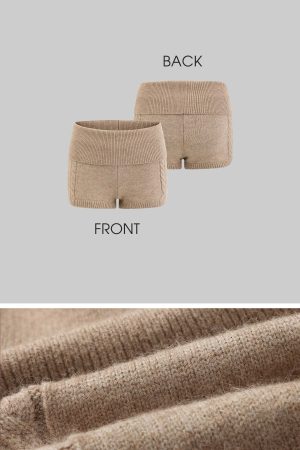 WARDEN EDGE Oversized Knitwear Set with Scar