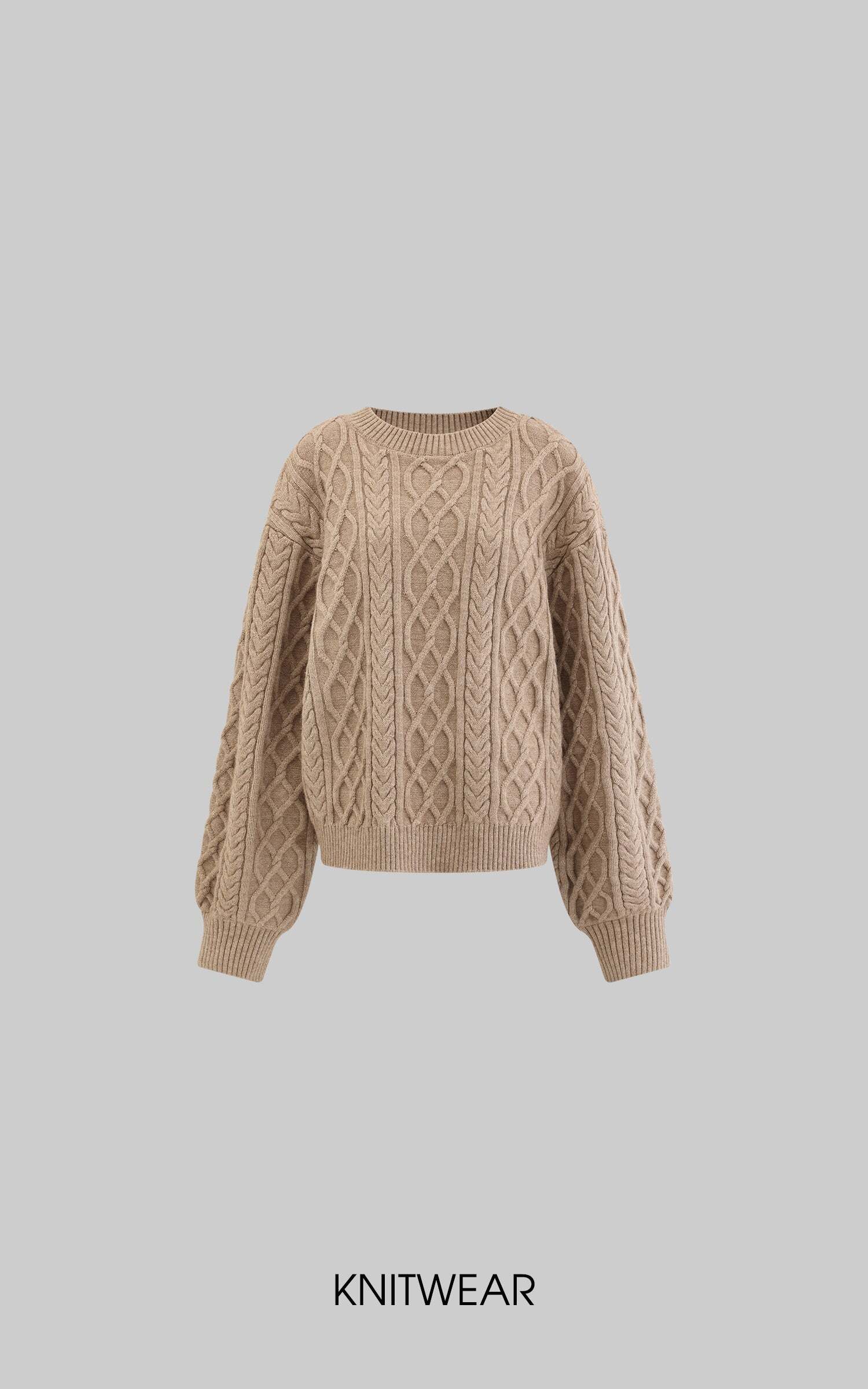 WARDEN EDGE Oversized Knitwear Set with Scar WARDEN EDGE Oversized Knitwear Set with Scar