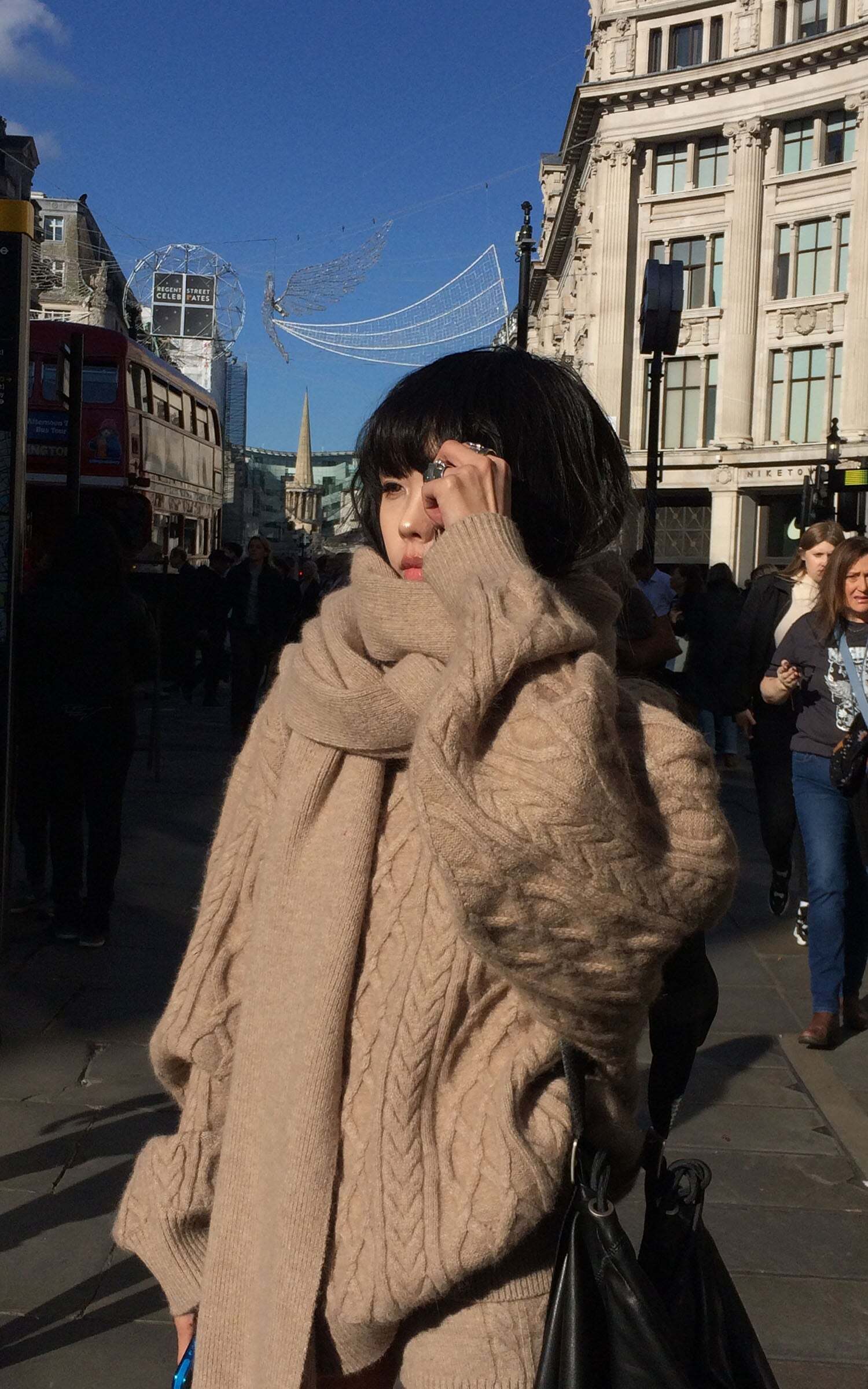 WARDEN EDGE Oversized Knitwear Set with Scar WARDEN EDGE Oversized Knitwear Set with Scar