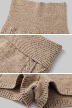 WARDEN EDGE Oversized Knitwear Set with Scar