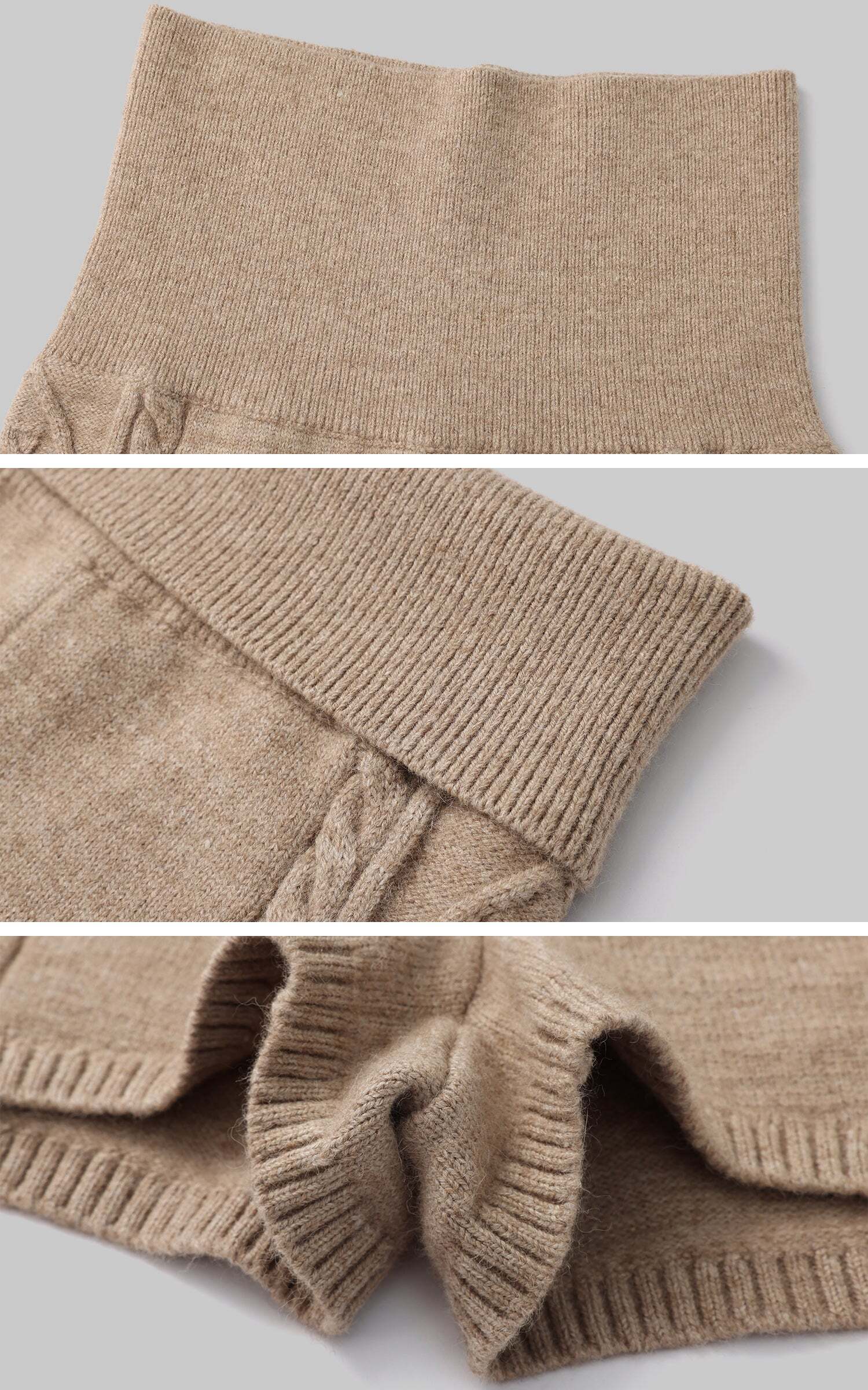 WARDEN EDGE Oversized Knitwear Set with Scar WARDEN EDGE Oversized Knitwear Set with Scar