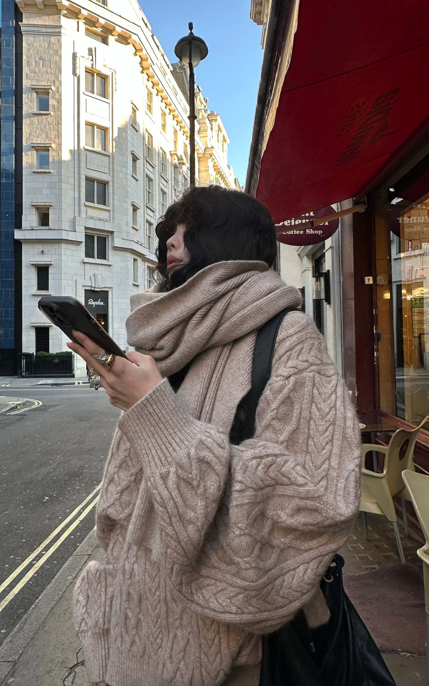 WARDEN EDGE Oversized Knitwear Set with Scar WARDEN EDGE Oversized Knitwear Set with Scar