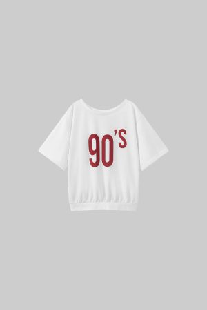 WARDEN EDGE Oversized Off-Shoulder Tee