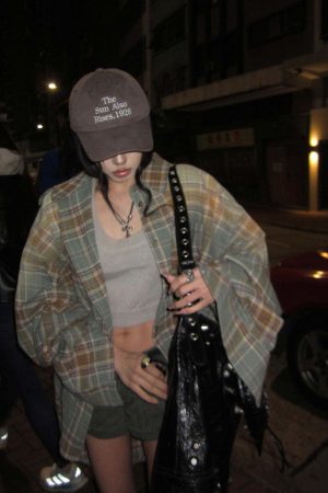 WARDEN EDGE Oversized Plaid Shirt