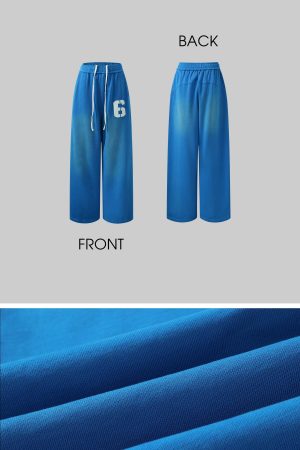 WARDEN EDGE Oversized Wide-Leg Sweatpants