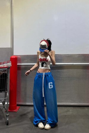 WARDEN EDGE Oversized Wide-Leg Sweatpants