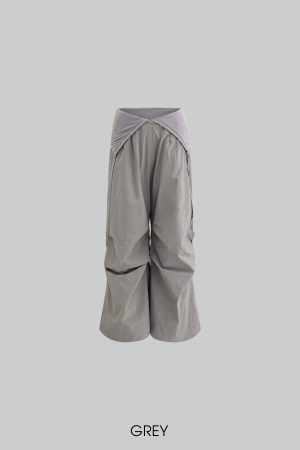 WARDEN EDGE Paratrooper Draped Wide-Leg Pants