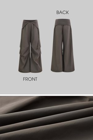 WARDEN EDGE Paratrooper Draped Wide-Leg Pants