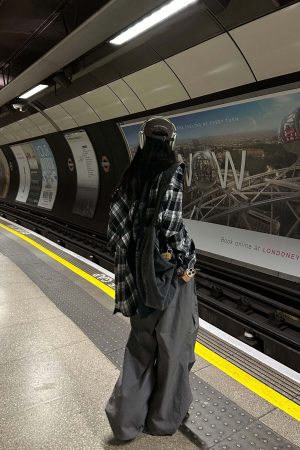 WARDEN EDGE Paratrooper Draped Wide-Leg Pants