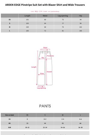 WARDEN EDGE Pinstripe Suit Set with Blazer Shirt and Wide Trousers