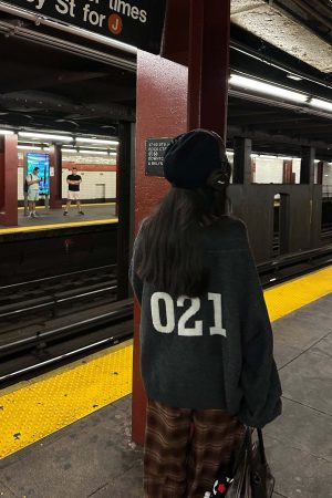 WARDEN EDGE Plaid Wide Leg Pants Retro Brown Check Casual Trousers