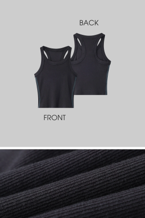 WARDEN EDGE Pleated Denim Micro Skirt with Contrast Waistband