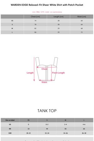 WARDEN EDGE Relaxed-Fit Sheer White Shirt with Patch Pocket