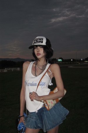 WARDEN EDGE Ribbed Cotton Slim Racer Tank Top