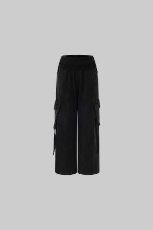 WARDEN EDGE Rupture-Waist Oversized Cargo Pants