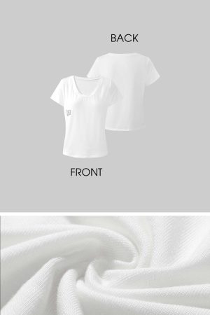 WARDEN EDGE Scoop Neck Graphic Tee Slim Fit