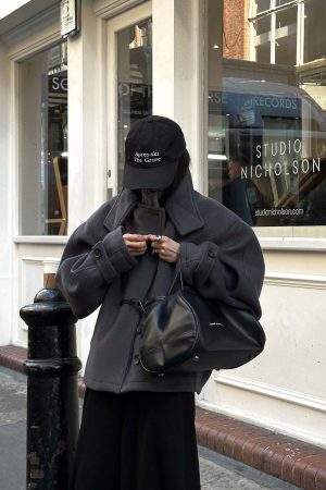 WARDEN EDGE Short Wool Duffle Coat