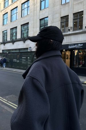 WARDEN EDGE Short Wool Duffle Coat