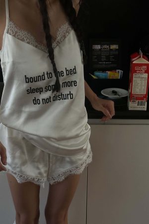 WARDEN EDGE Silk Lace-Trim Cami & Shorts Set