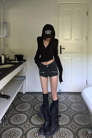 WARDEN EDGE Slim Fit Hooded Long Sleeve Tee