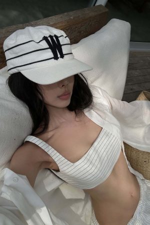 WARDEN EDGE Striped Wide-Leg Pants