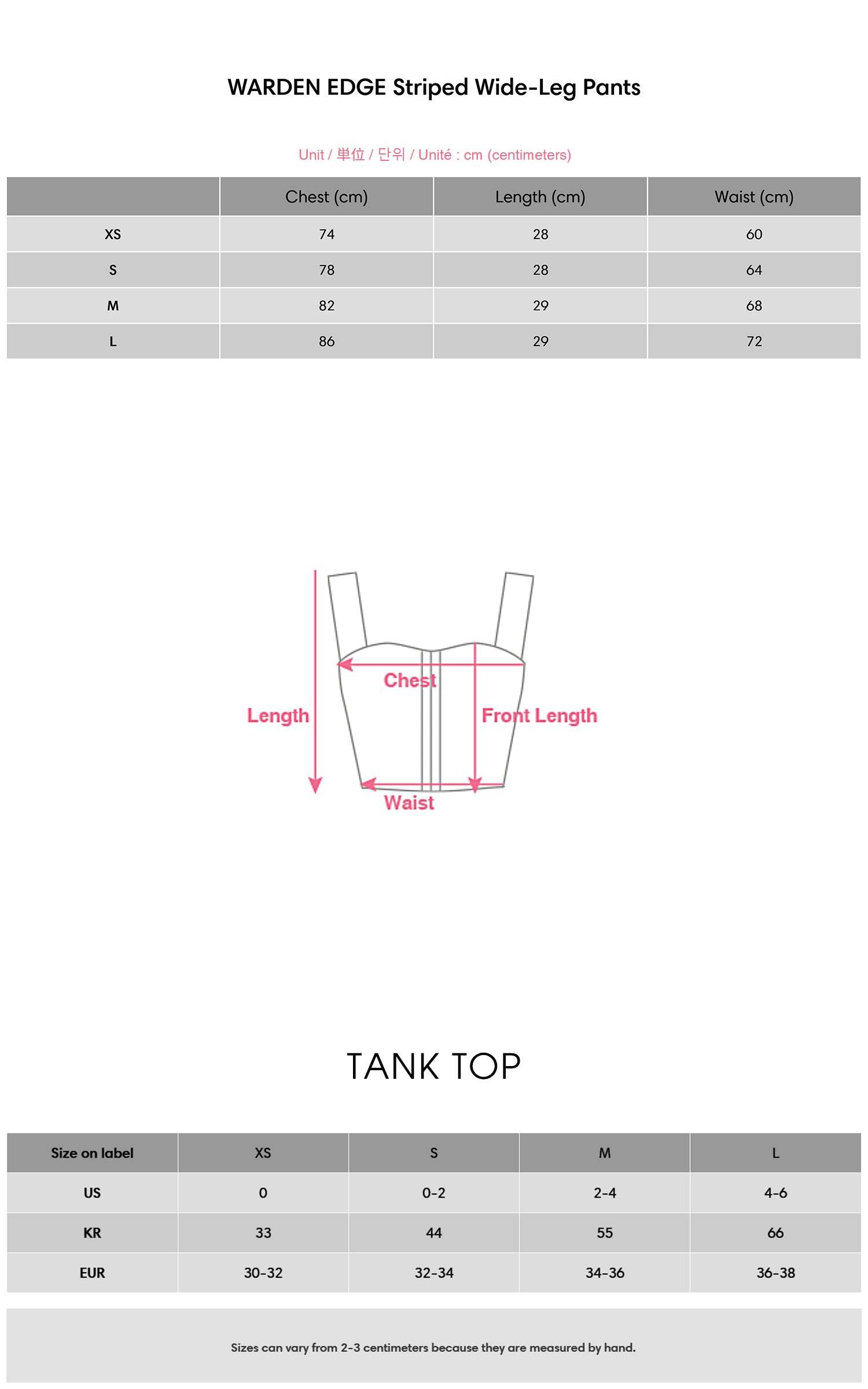 WARDEN EDGE Striped Wide-Leg Pants WARDEN EDGE Striped Wide-Leg Pants