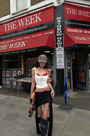 WARDEN EDGE Two-Piece Layered Tank & Bralette Set