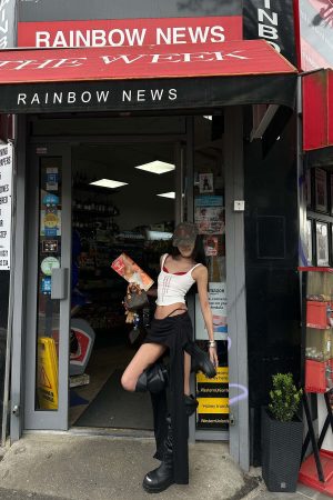 WARDEN EDGE Two-Piece Layered Tank & Bralette Set