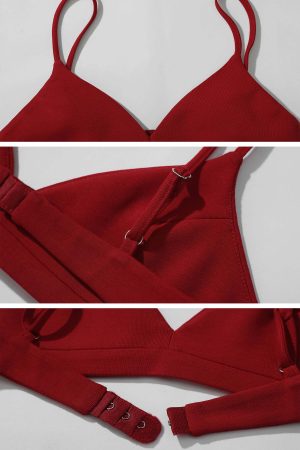 WARDEN EDGE Two-Piece Layered Tank & Bralette Set