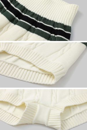 WARDEN EDGE Vintage Striped Knit Shorts