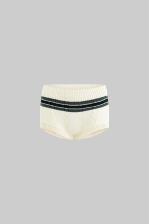 WARDEN EDGE Vintage Striped Knit Shorts