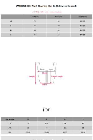 WARDEN EDGE Waist-Cinching Slim-Fit Outerwear Camisole