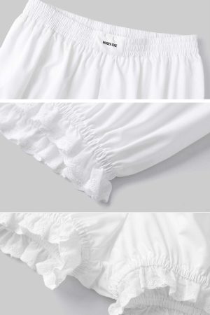 WARDEN EDGE White Bloom Shorts