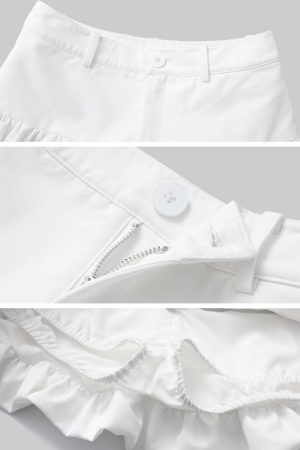 WARDEN EDGE White Blossom Skirt