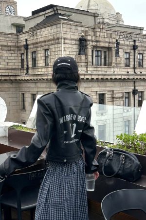 WARDEN EDGE Wide-Leg Check Pants Relaxed Fit Streetwear Trousers