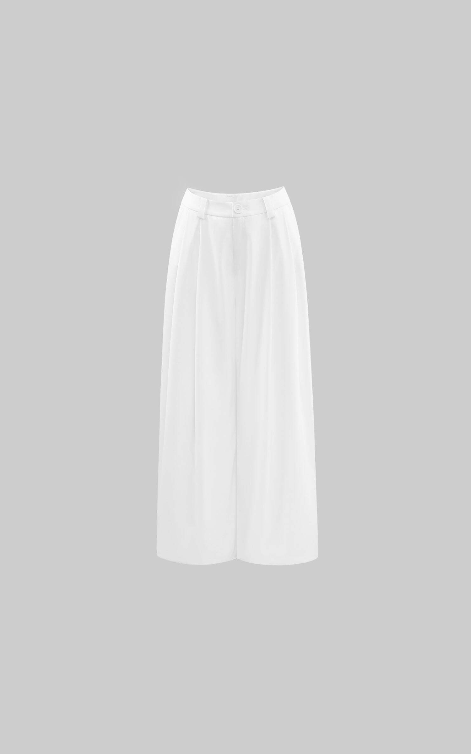 WARDEN EDGE Wide-Leg Tailored Casual Pants with Pleats WARDEN EDGE Wide-Leg Tailored Casual Pants with Pleats