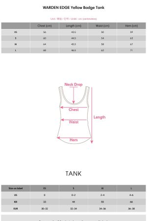 WARDEN EDGE Yellow Badge Tank