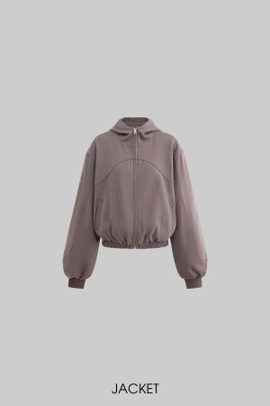 WARDEN EDGE Zipped Hooded Sweatshirt Jacket