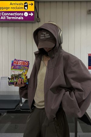 WARDEN EDGE Zipped Hooded Sweatshirt Jacket