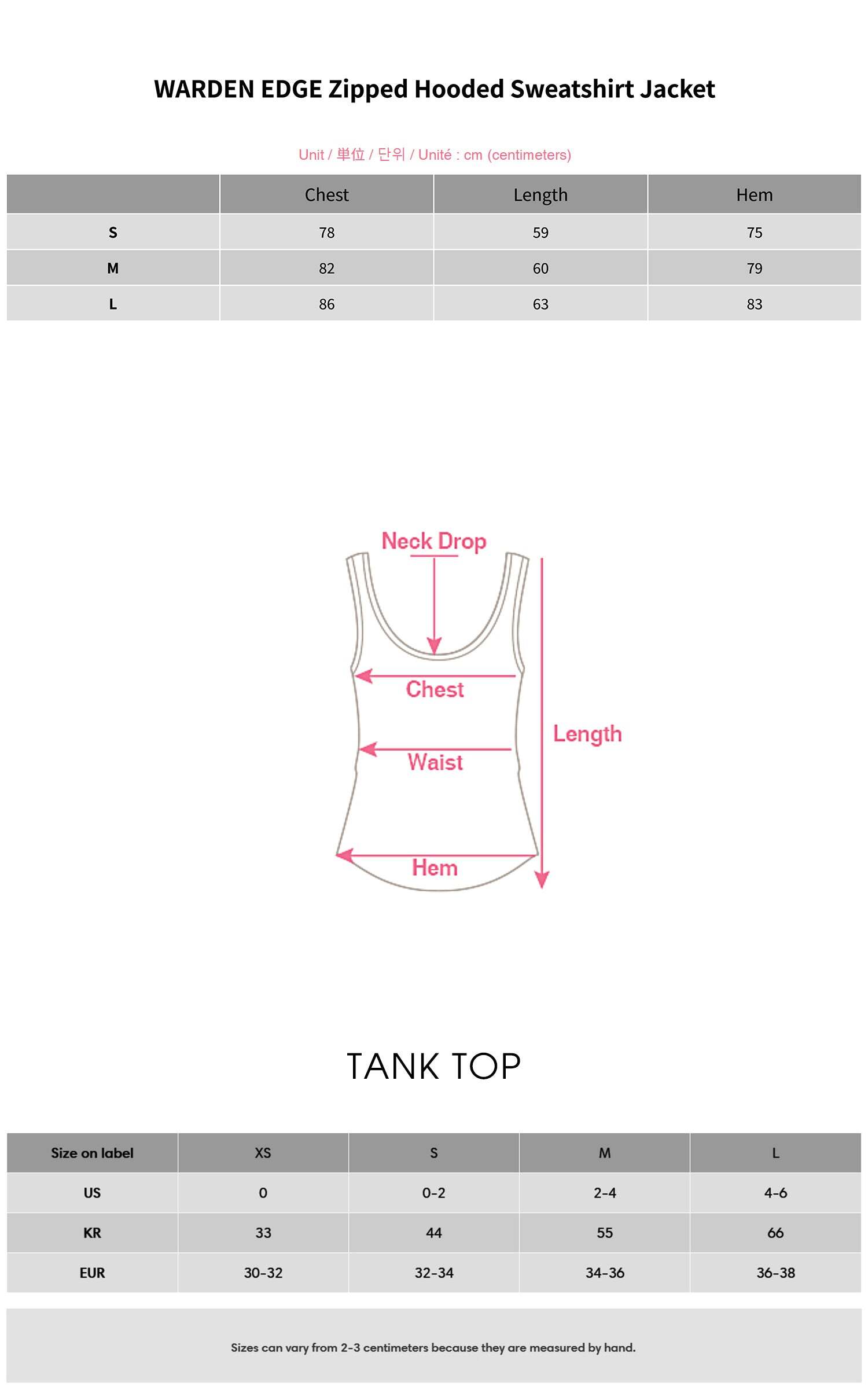 WARDEN EDGE Zipped Hooded Sweatshirt Jacket WARDEN EDGE Zipped Hooded Sweatshirt Jacket