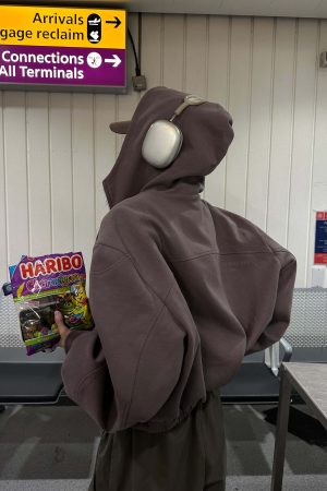 WARDEN EDGE Zipped Hooded Sweatshirt Jacket