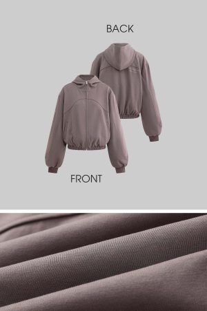 WARDEN EDGE Zipped Hooded Sweatshirt Jacket
