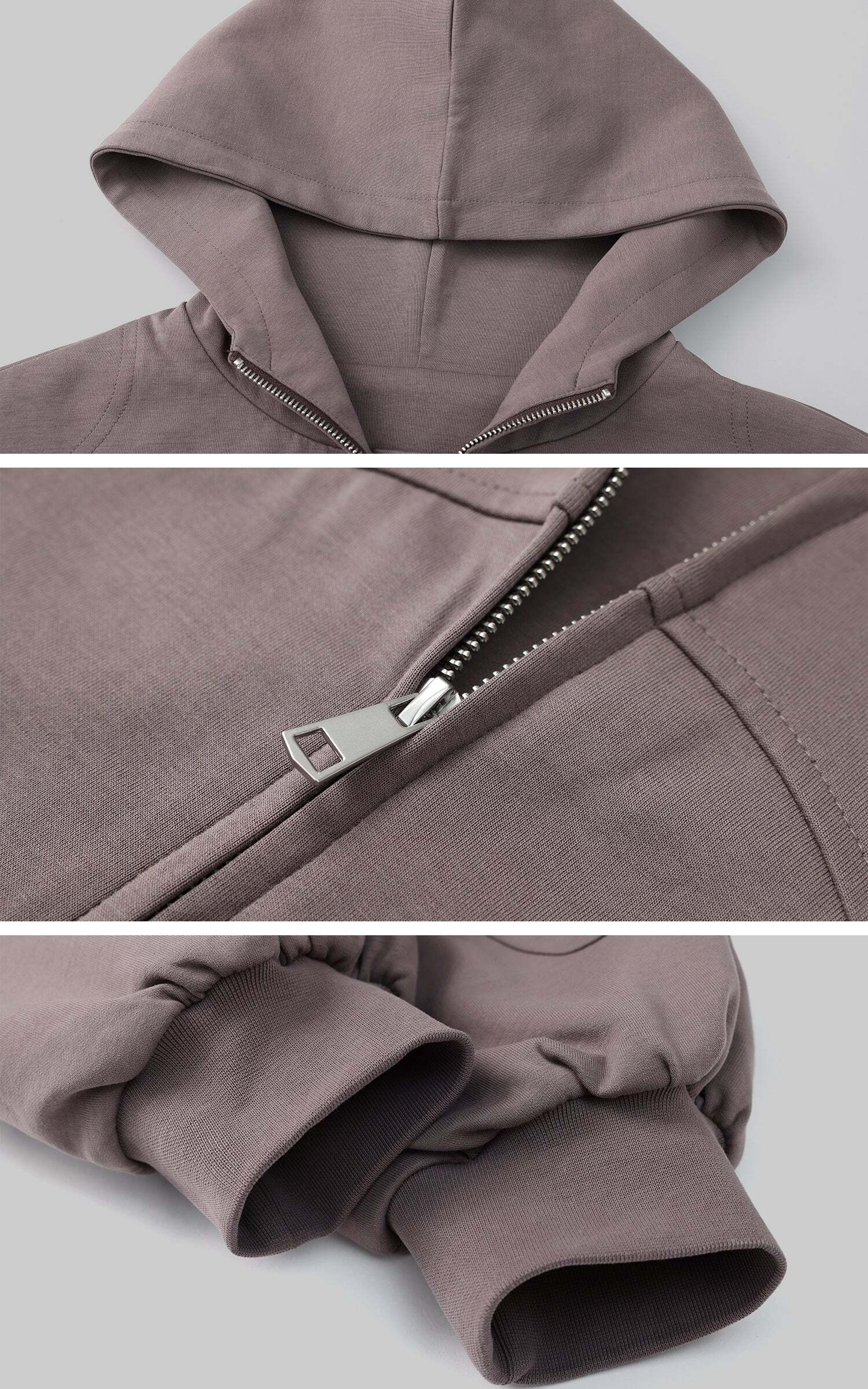 WARDEN EDGE Zipped Hooded Sweatshirt Jacket WARDEN EDGE Zipped Hooded Sweatshirt Jacket