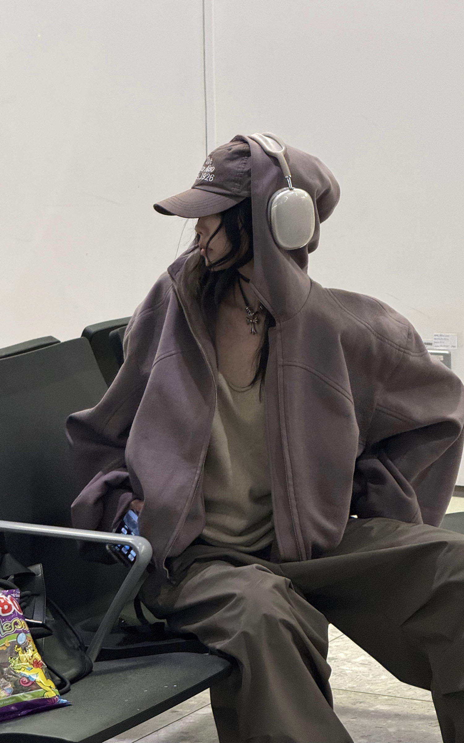 WARDEN EDGE Zipped Hooded Sweatshirt Jacket WARDEN EDGE Zipped Hooded Sweatshirt Jacket