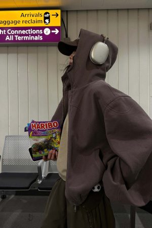 WARDEN EDGE Zipped Hooded Sweatshirt Jacket