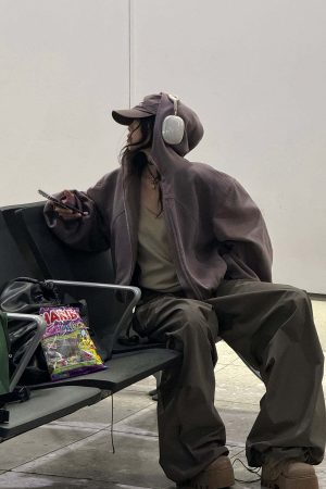 WARDEN EDGE Zipped Hooded Sweatshirt Jacket