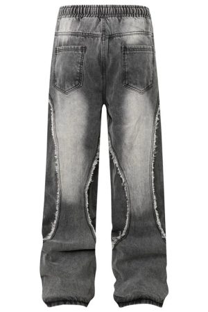 Washed Wide Leg Jeans