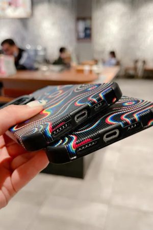 Wavy Rainbow Phone Case