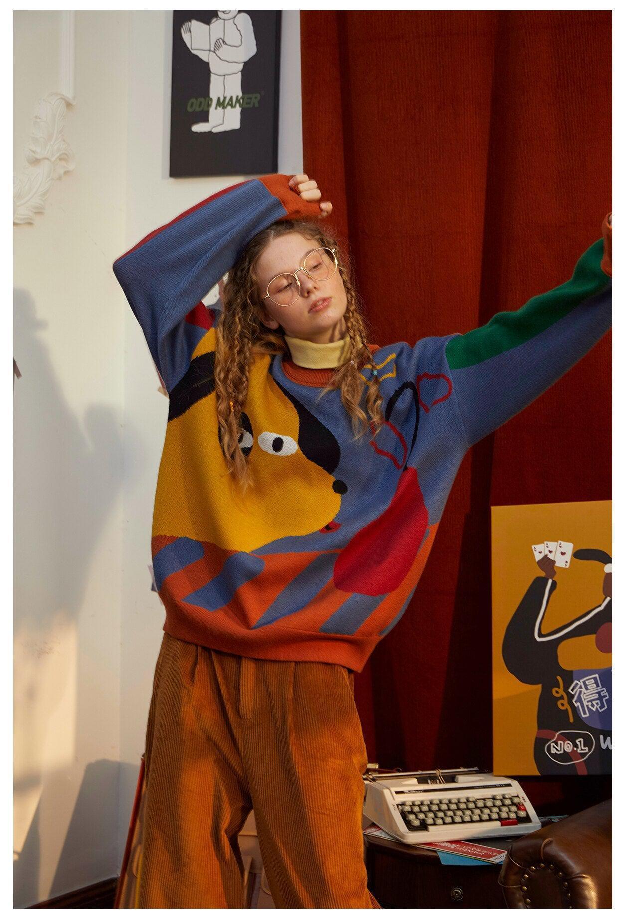 Weirdcore Dog Sweater Weirdcore Dog Sweater